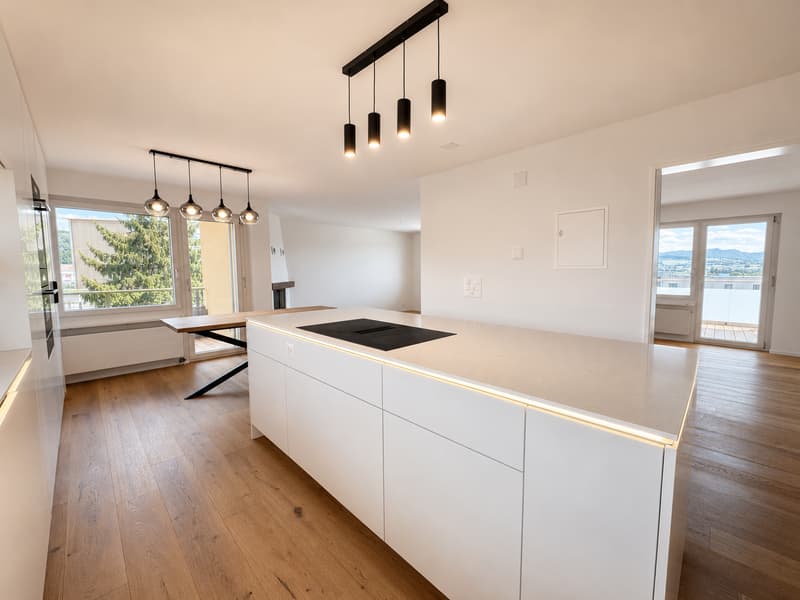 Appartamento in proprietà di 7,5 locali con vista sul lago e la montagna inobstructable! (2)
