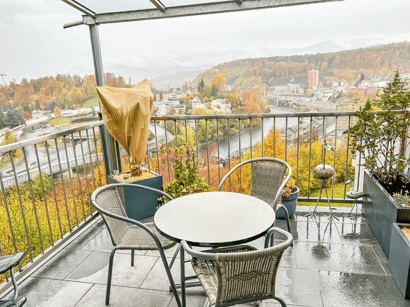 NEU Sanierte 2-Zimmer-Wohnung mit Balkon und Bergblick in Luzern (5)