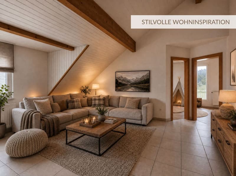 Charmante 4½-Zimmer-Dachwohnung (1)