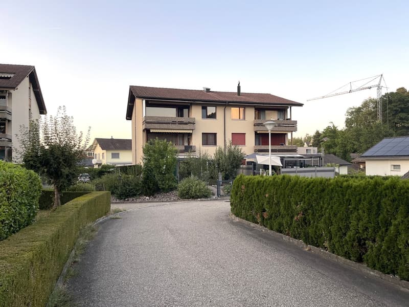 Aussenansicht Dachwohnung links