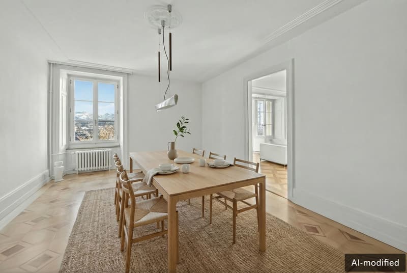 Weitsicht & Grosszügigkeit: 7 Zimmer Wohnung im Herzen der Stadt Luzer (2)