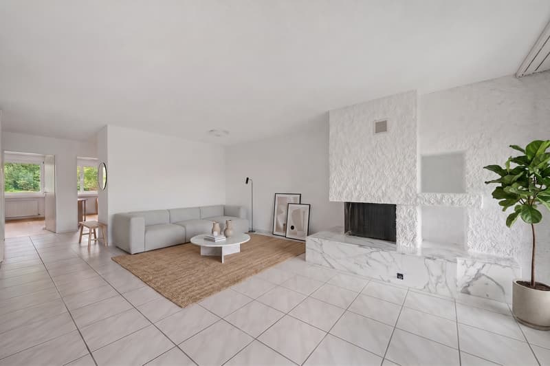 City-near living comfort with balcony, chimney & view of the green (3)