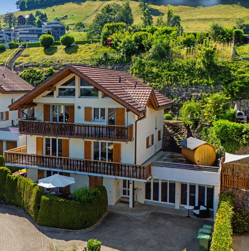 Maisonette mit Garten & Panoramablick - viel Platz und Privatsphäre in (8)