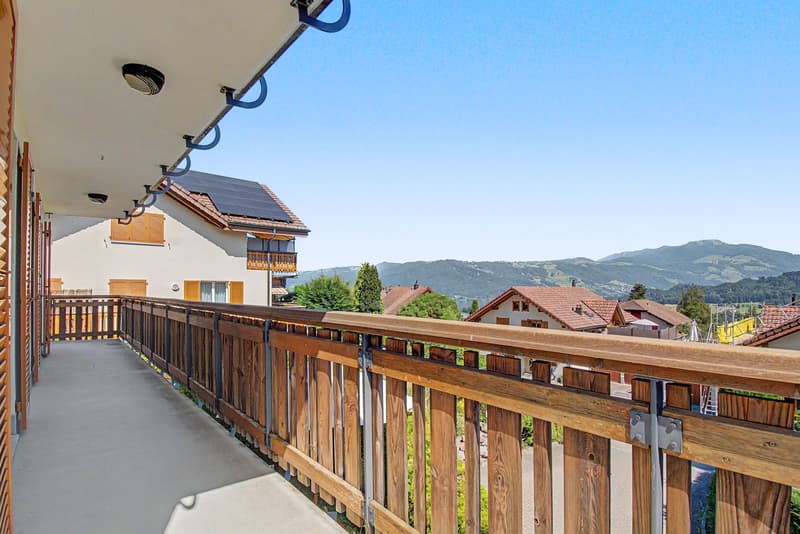 Privatsphäre & Panorama - aussergewöhnliche Maisonette in Meierskappel (4)