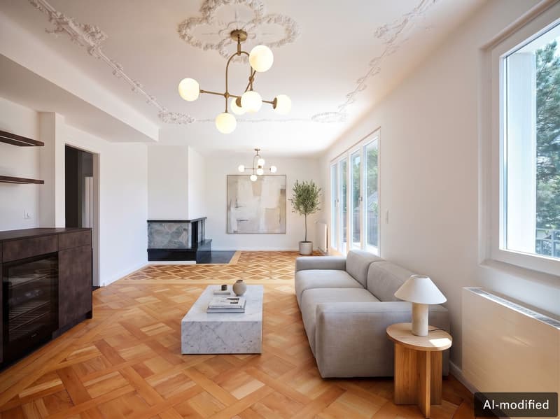 Stadtlage mit Charakter - stilvoll neu ausgebaute Maisonette mit Pilat (1)