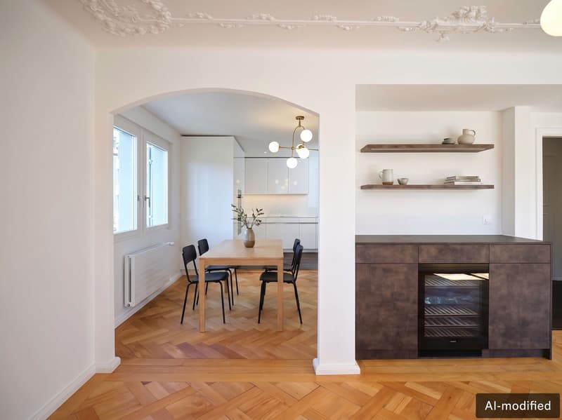 Stadtlage mit Charakter - stilvoll neu ausgebaute Maisonette mit Pilat (2)