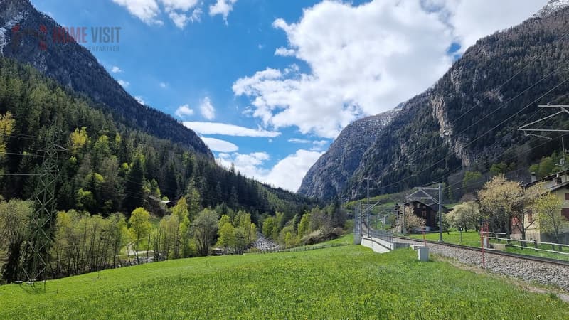 Aussicht vom Balkon