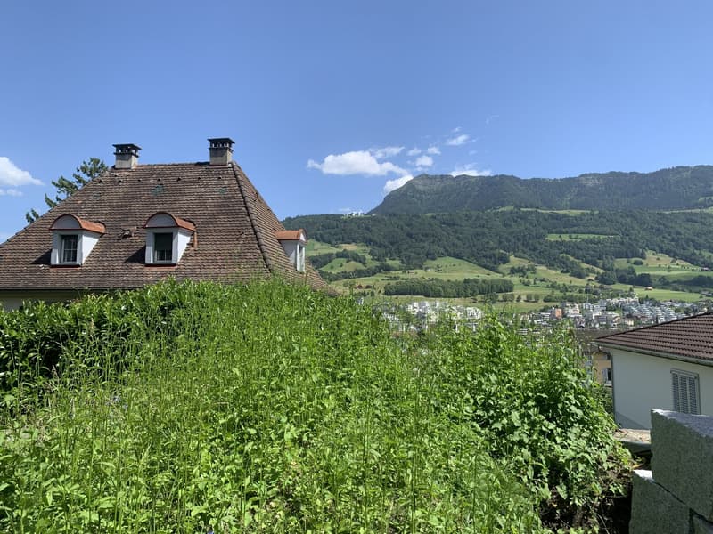 Aussicht vom Untergeschoss