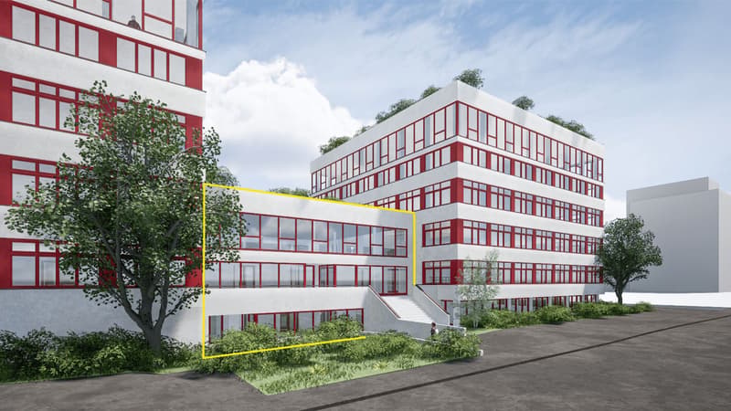 Diverses possibilités dans le bâtiment d'extension - à partir d'environ 400 m2! (2)