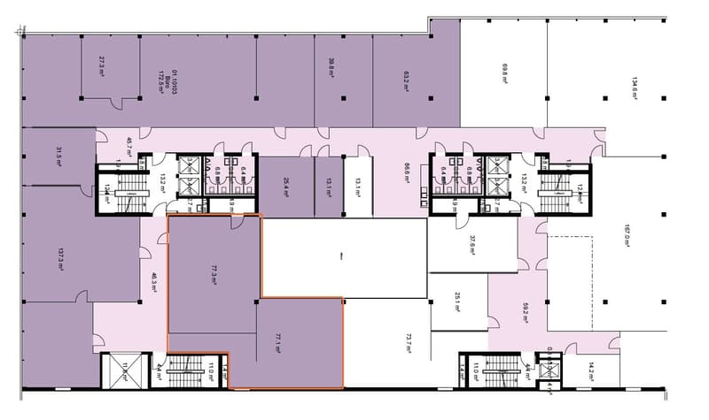 155m² - Representative office space in an attractive location as a partial area (13)