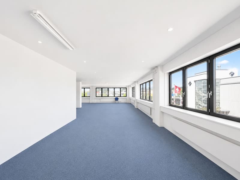 Entire building section and approx. 1'500 m² outdoor space available! (5)