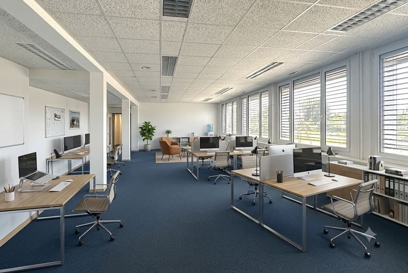 Ganze Etage Bürofläche im 1.OG - 300 m² (2)