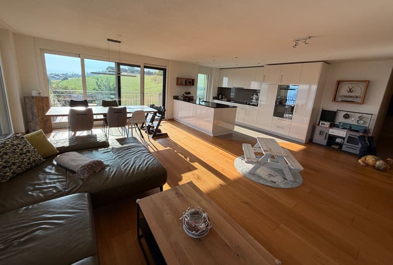 Zu vermieten 5.5 Zimmer Wohnung mit Seesicht in Nottwil (2)