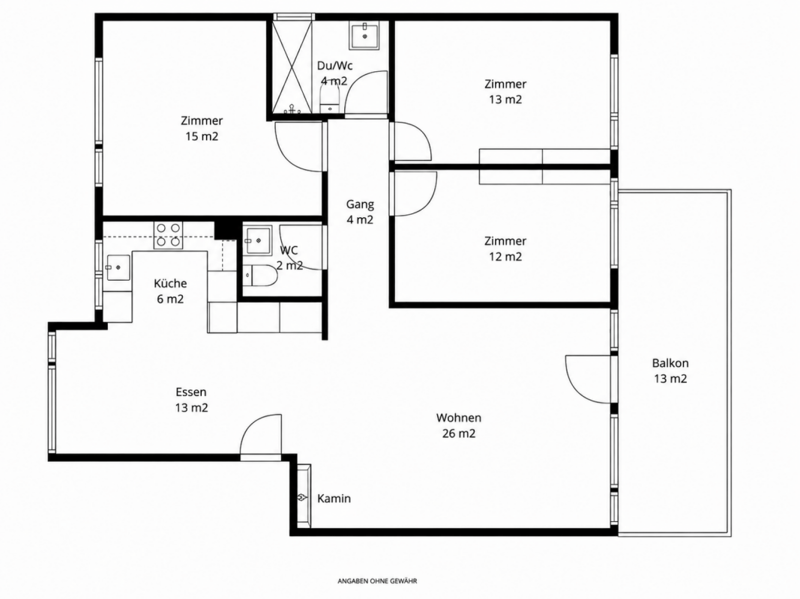 sanierte 4.0-Zimmerwohnung mit grossem Balkon an zentraler Lage (1.OG) Kopie (24)