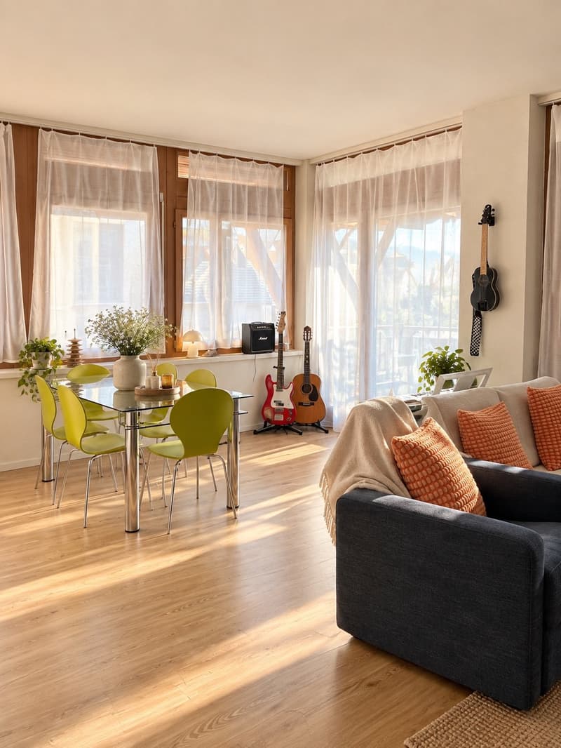 Charmante 2.5-Zimmer-Wohnung im Herzen von Hombrechtikon – zentral und dennoch ruhig! (3)