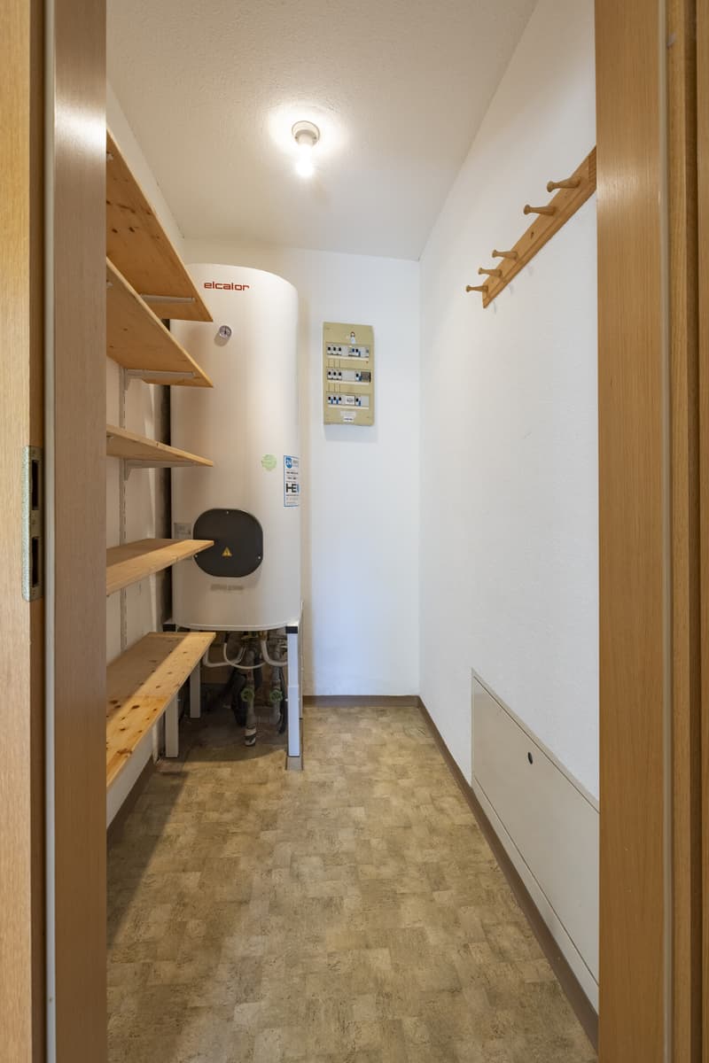 Reduit mit Boiler