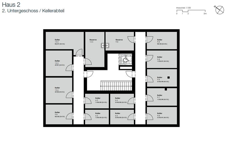 Untergeschoss Haus 2