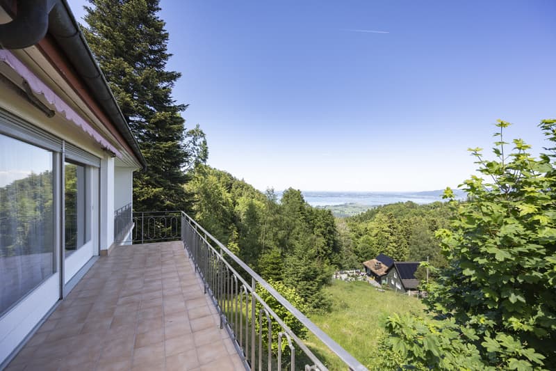 Balkon Wohnzimmer Hauptwohnung