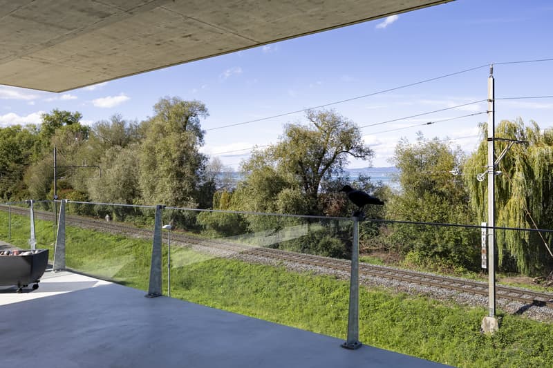 gedeckte Nordterrasse