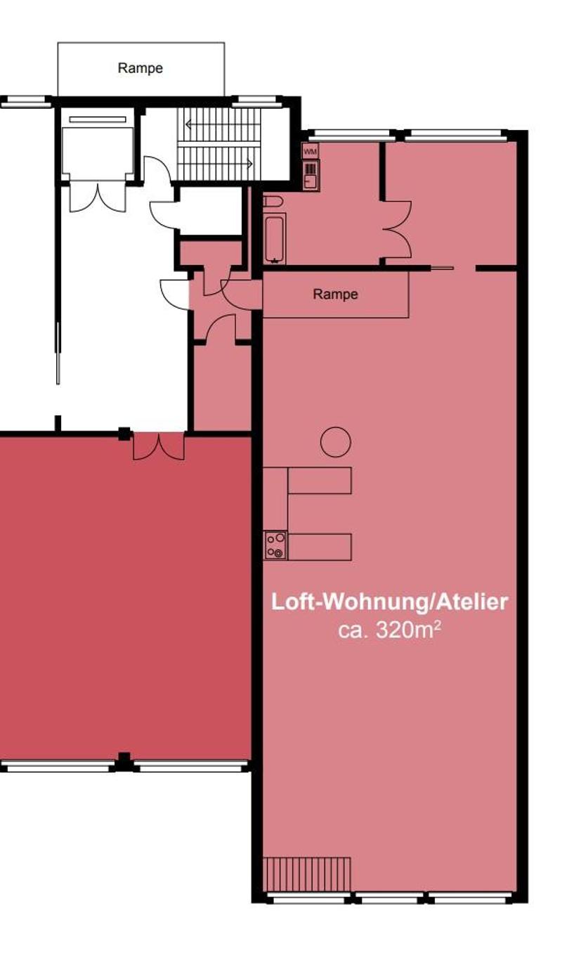 Appartamento loft unico con 320 m2 di spazio abitativo (6)