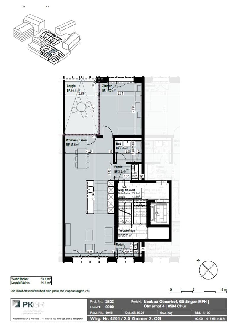 Appartamento moderno 2.5 locali a Güttingen (13)