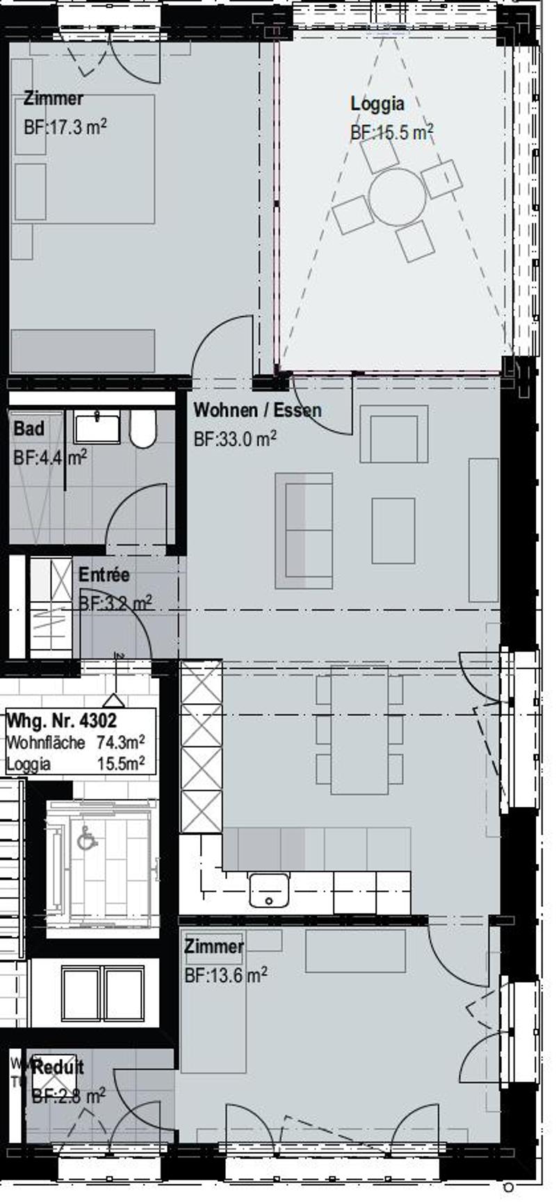 3.5 Zimmerwohnung in Güttingen (7)