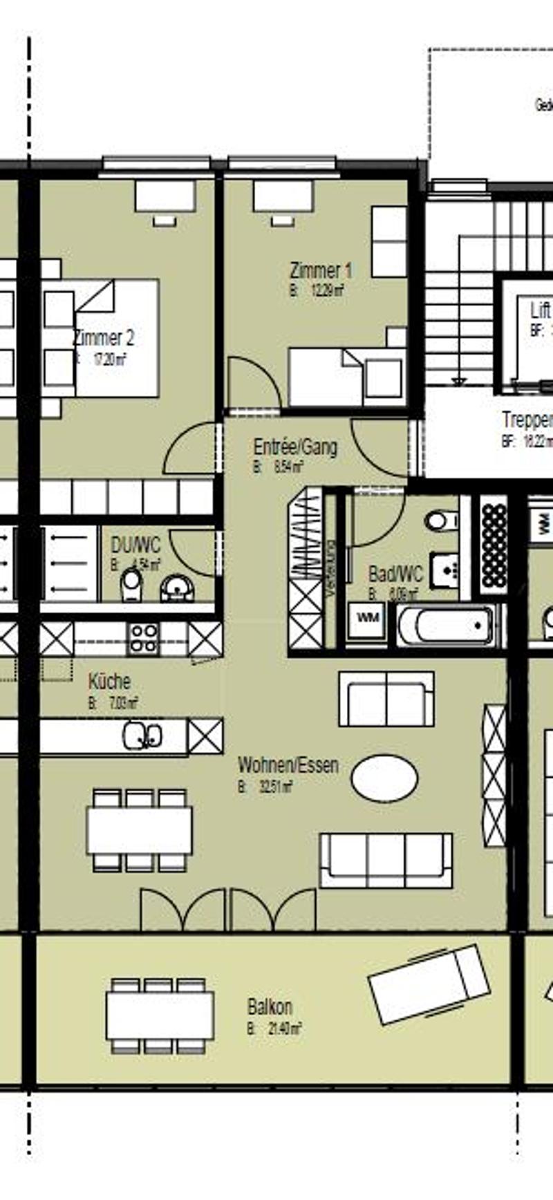 Helle 3.5-Zimmer-Wohnung mit gedecktem Balkon (12)