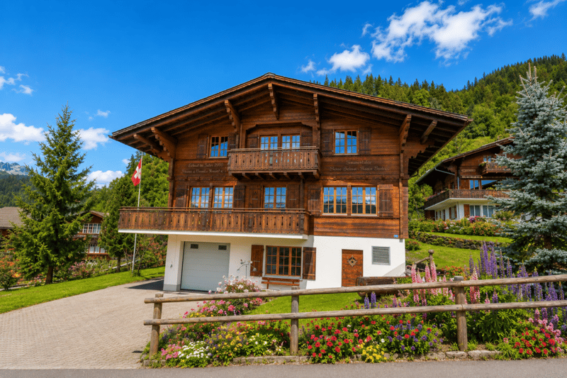 Wunderschönes alpines Chalet mit Garage und Panoramablick (1)