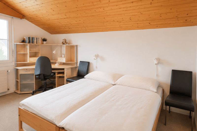 Helle 3.5- Zimmerwohnung im Dachgeschoss mit Südbalkon, Zusatzzimmer und Einstellhallenplatz Mittlere Aegertenstrasse (9)