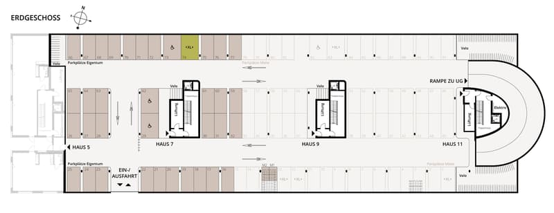 Freie Tiefgaragenplätze im "küngoldpark.ch" zu verkaufen (3)
