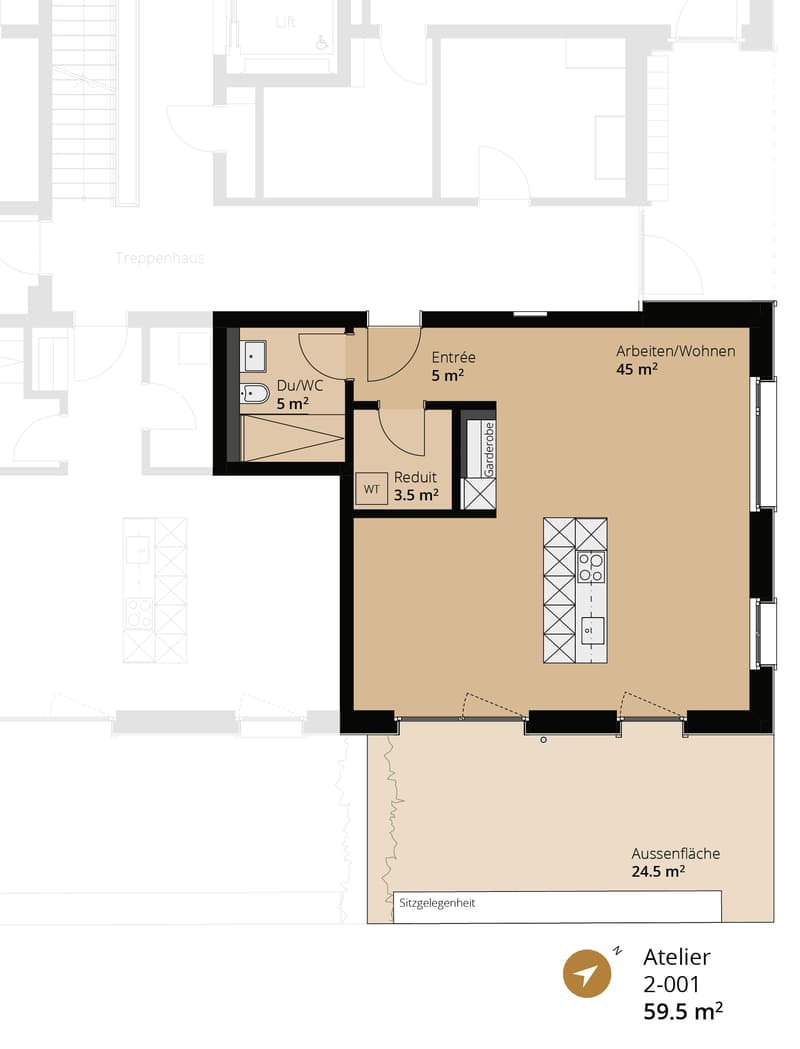 Attraktives Atelier mit Wohnoption im Neubauprojekt (4)
