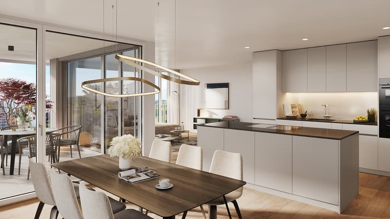 Geborgenheit trifft Moderne - moderne 4.5-Zimmerwohnung (4)
