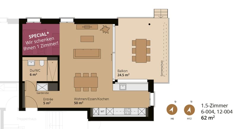 Appartamento monolocale moderno a Reinach AG! (1)