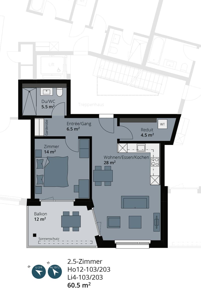 2.5 Zimmerwohnung in Othmarsingen (10)