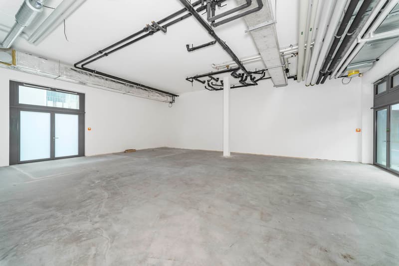 Fläche im Rohbau