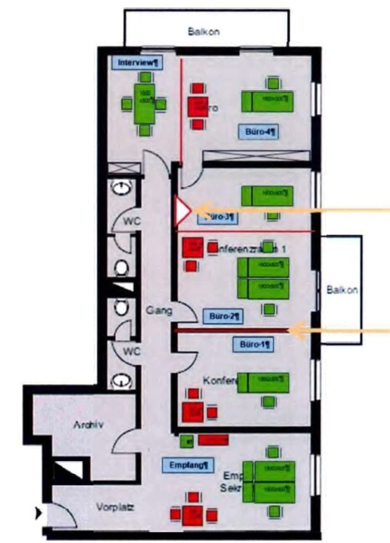 Grundriss Mieterausbau
