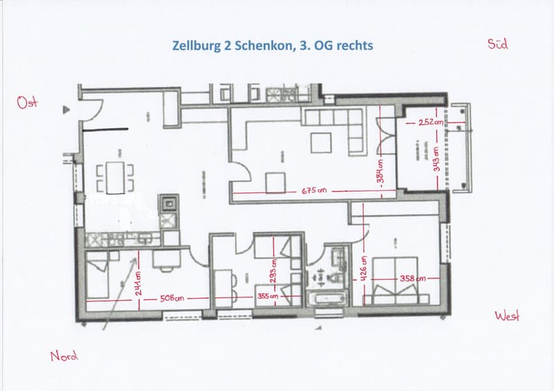 2.5 Zimmerwohnung 3. OG in Schenkon sucht Nachmieter (5)