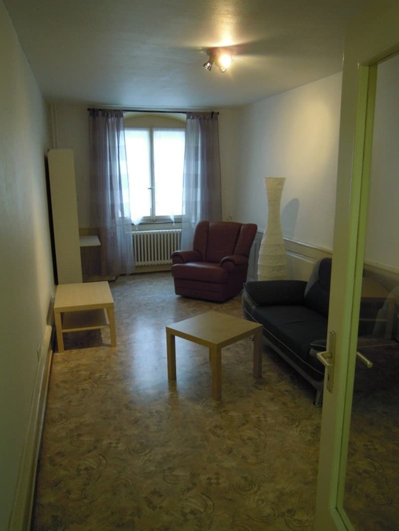 À louer appartement à Porrentruy/JU meublé de 27 m2 (1)