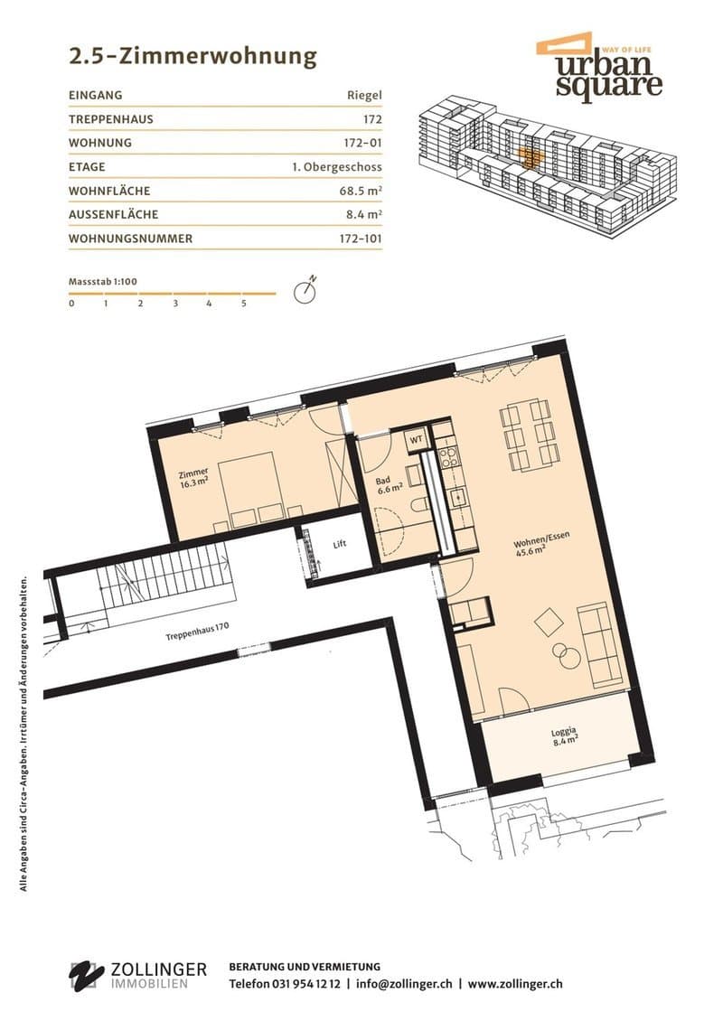 3.5 Zimmer-Wohnung in Bern mieten (4)