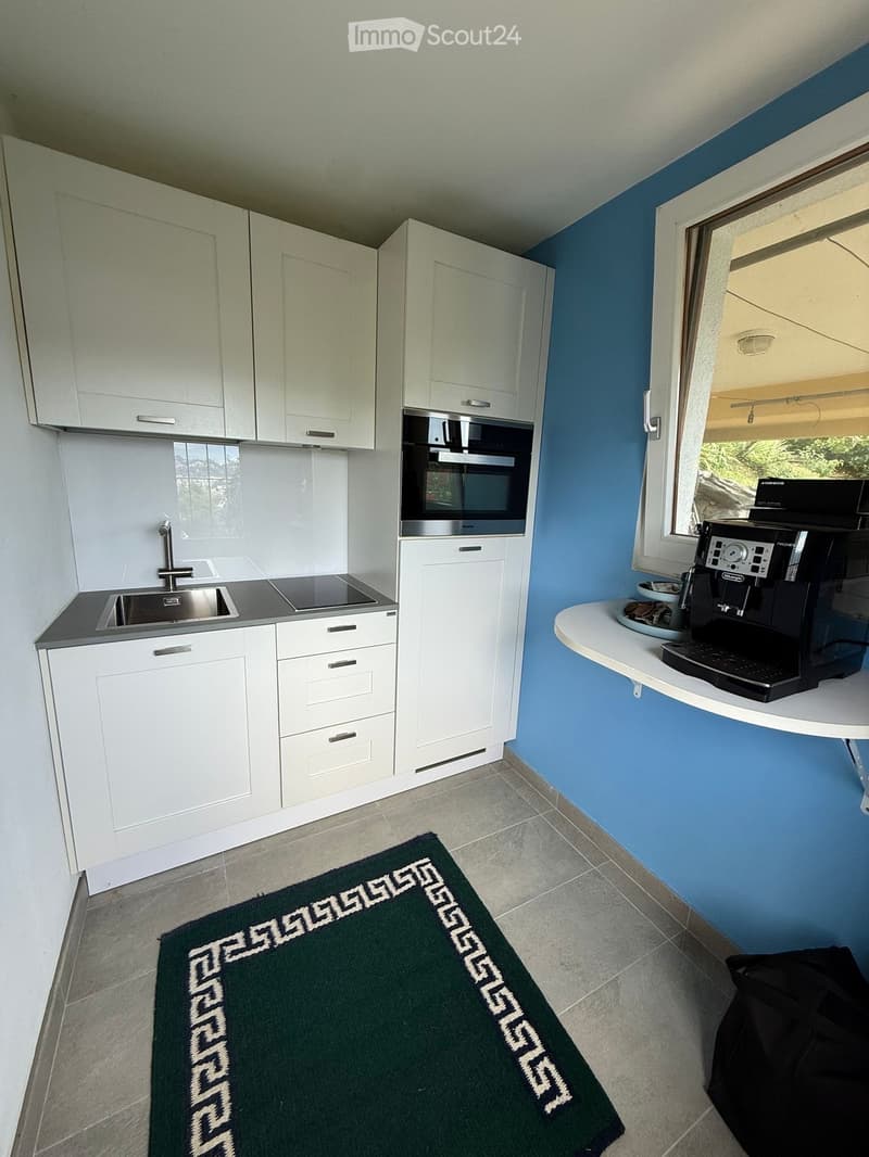 Monolocale + cuisine et salle de bain complètement meublés. (4)