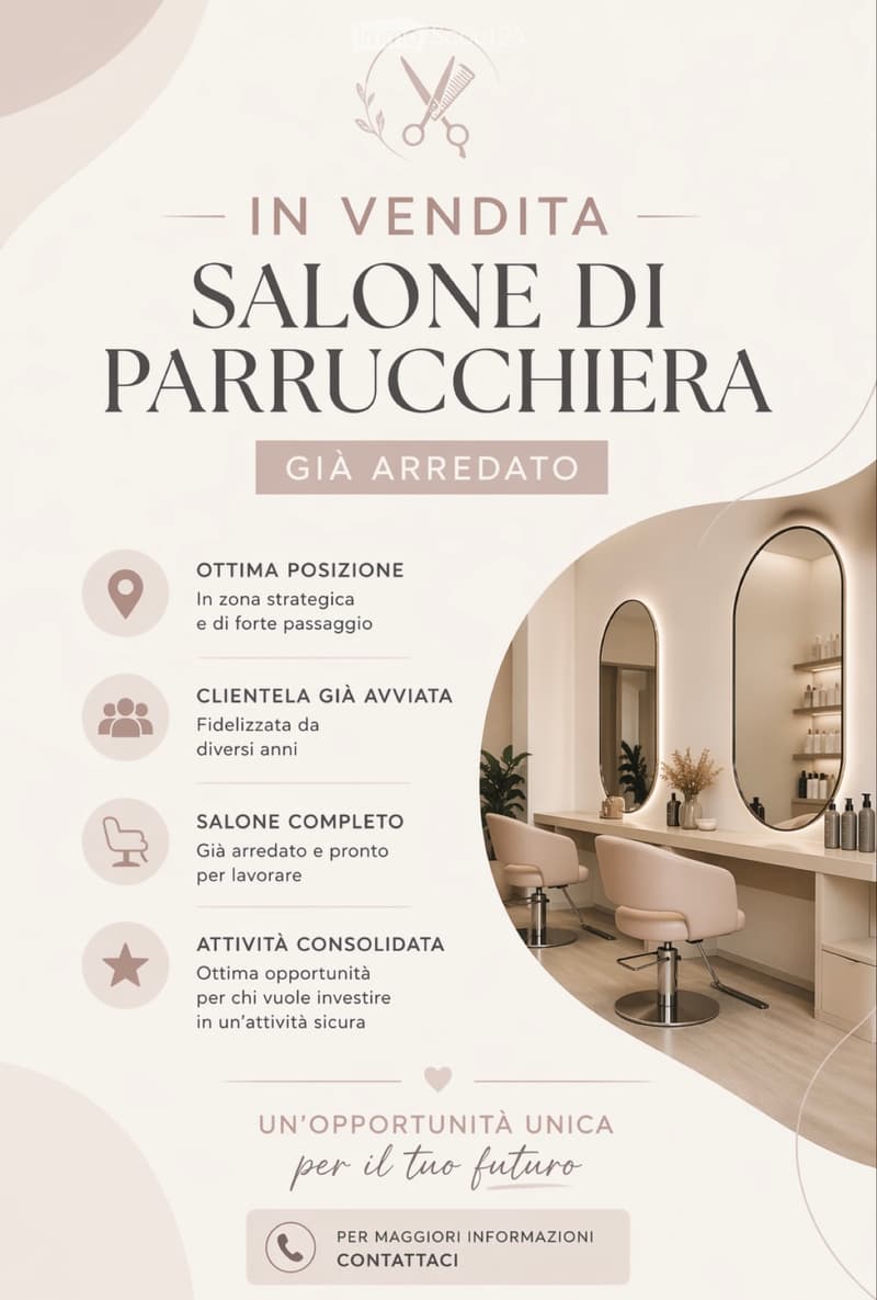 Vendesi salone parrucchiera (1)