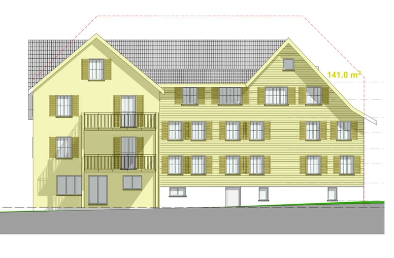 Immeuble d'appartements (7 logements) avec potentiel de rénovation et d'agrandissement (2)