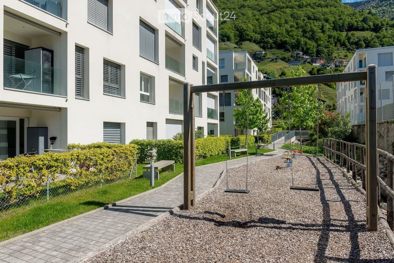 Apartment with garden in Gordola 2.5 rooms (3)