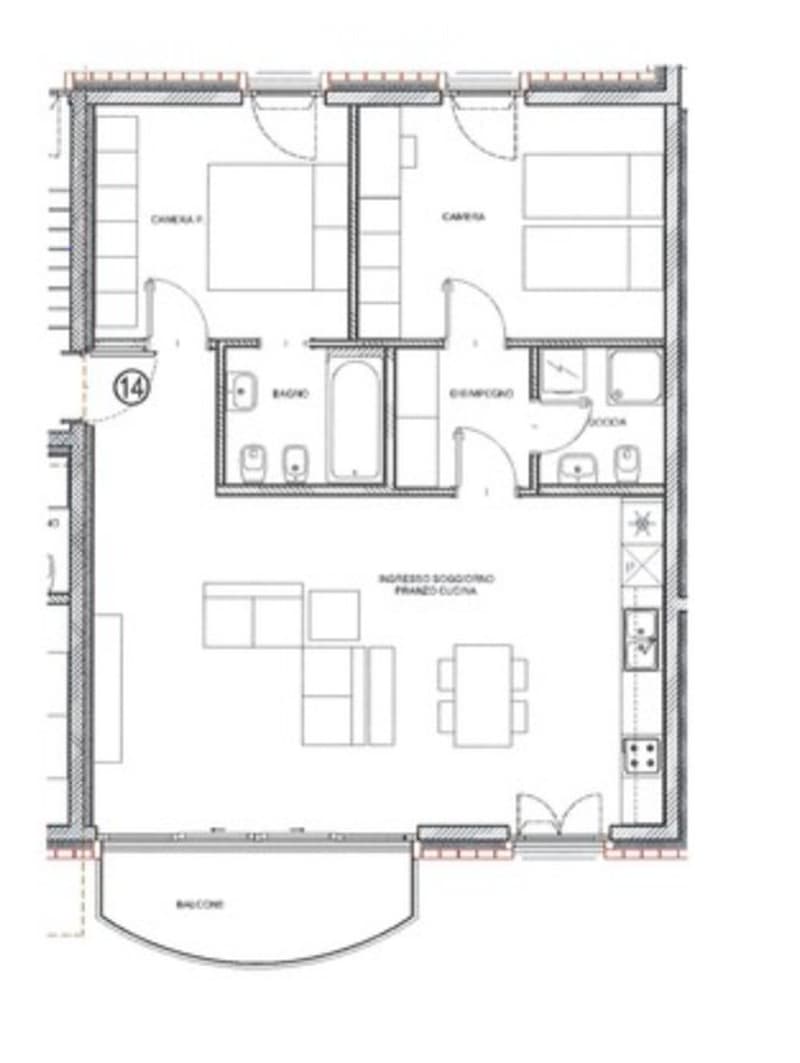 3.5 locali allultimo piano con vista, spazioso locale hobby (5)