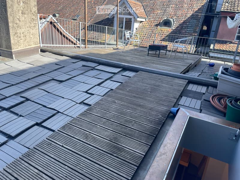 From May 1st: Beautiful 2-room attic apartment with 35sqm roof terrace (5)