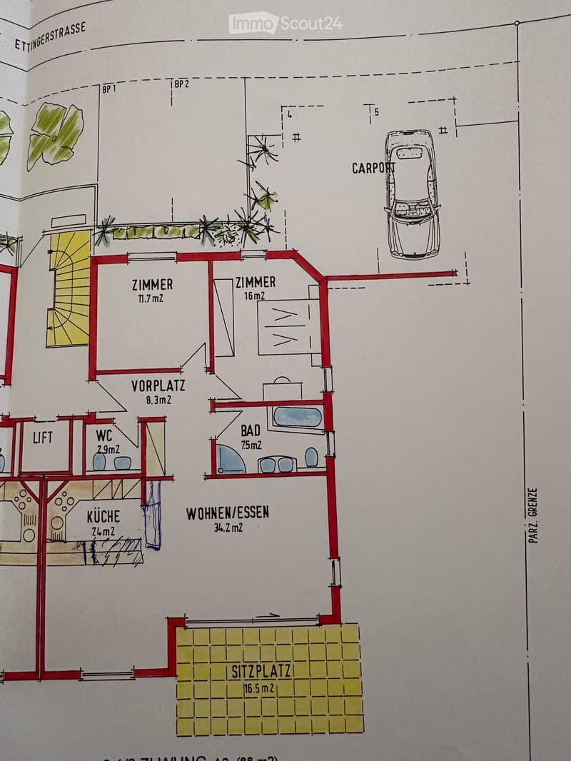 Apartment with garden 3.5 rooms, wheelchair accessible (2)