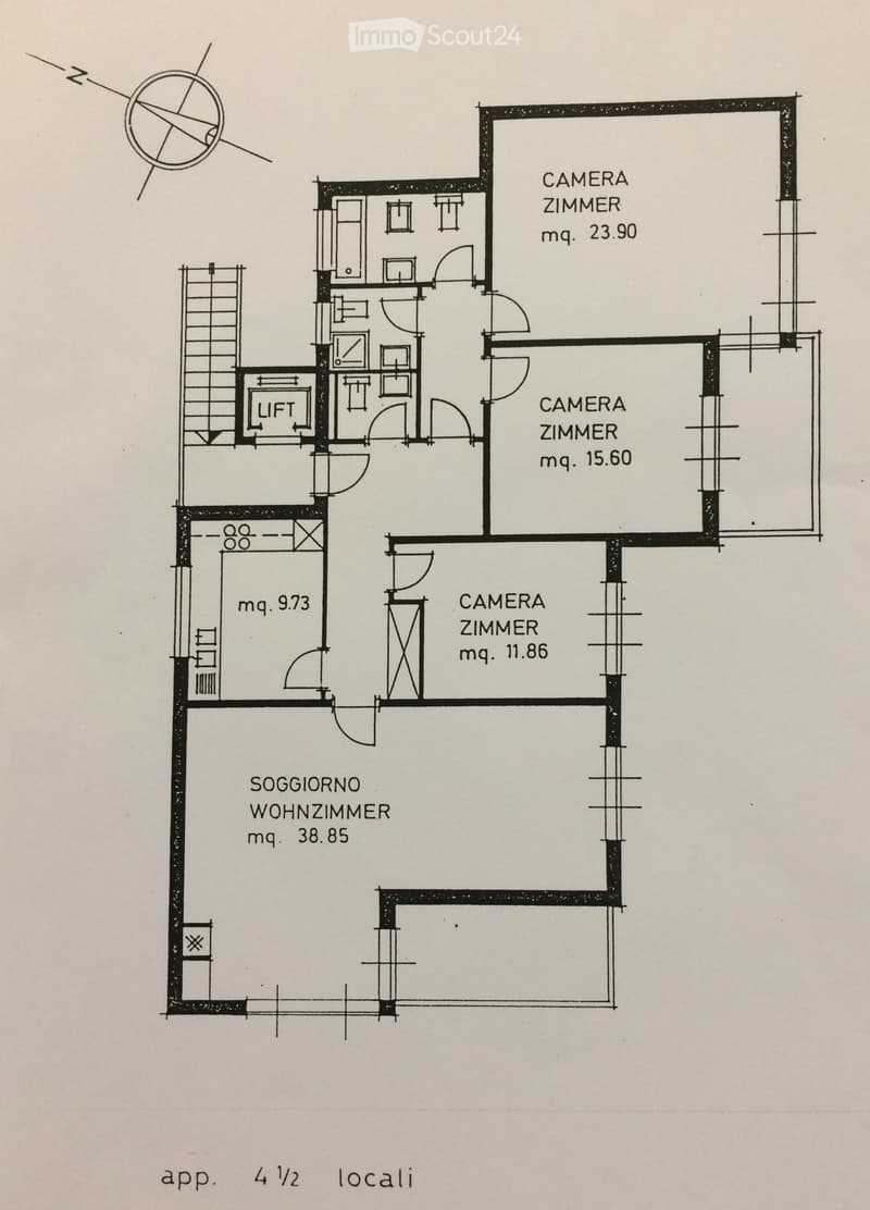 Wohnung 4.5 in Sonvico mit Seeblick zu verkaufen (5)