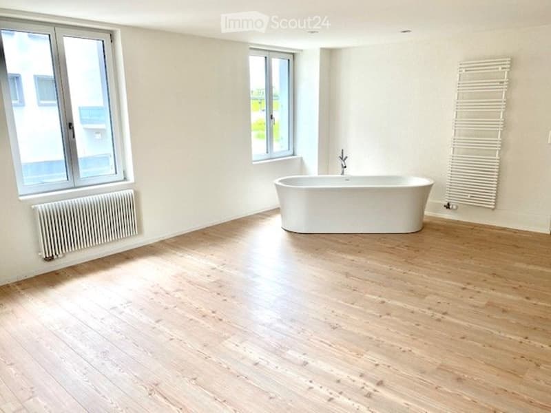 Renting a large 4.5-room apartment with a garden seating area (1)