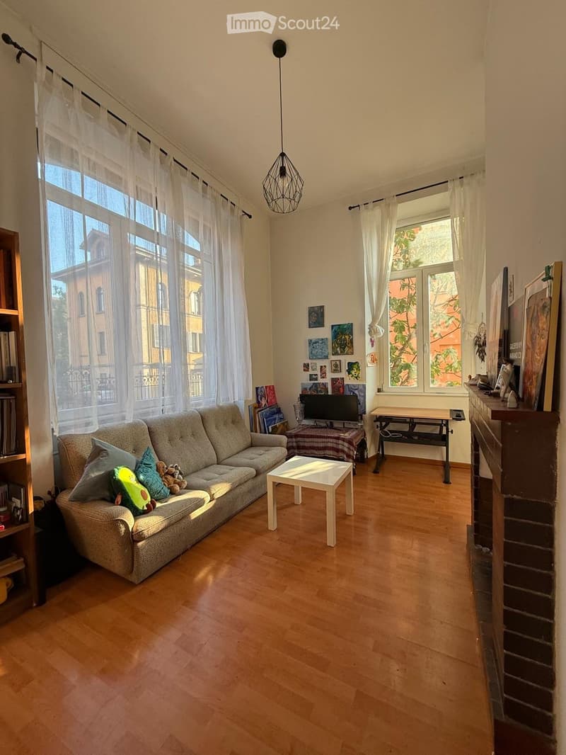 Zweizimmerwohnung in einem historischen Gebäude, mögliche Nutzung als Büro (2)
