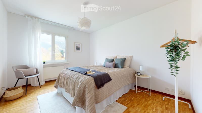 Rentable from now on, bright 4.5-room apartment in Bellinzona (1)